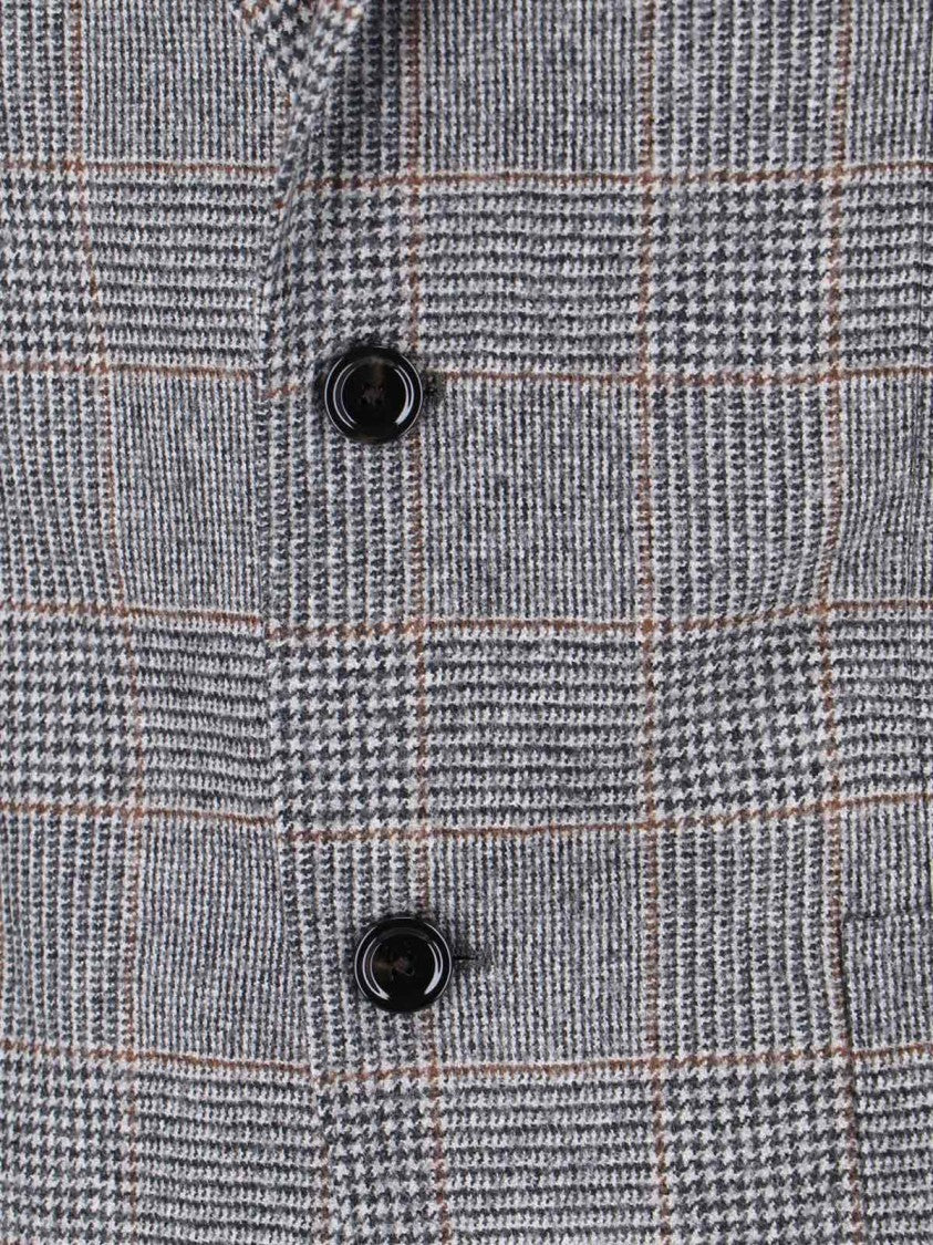 Lardini Single-Breasted Blazer – Grey