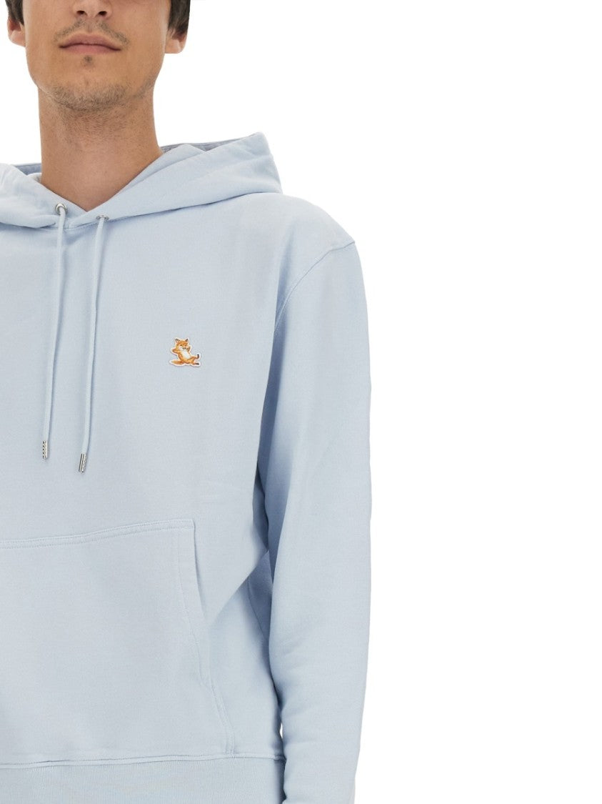 Maison Kitsuné Regular Fit White Sweatshirt