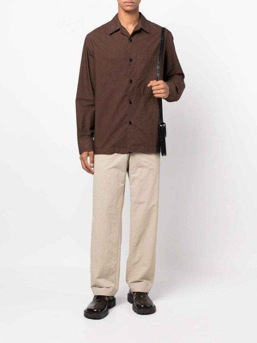 Nanushka Relaxed Fit Trousers With Elastic Waistband And Textured Fabric