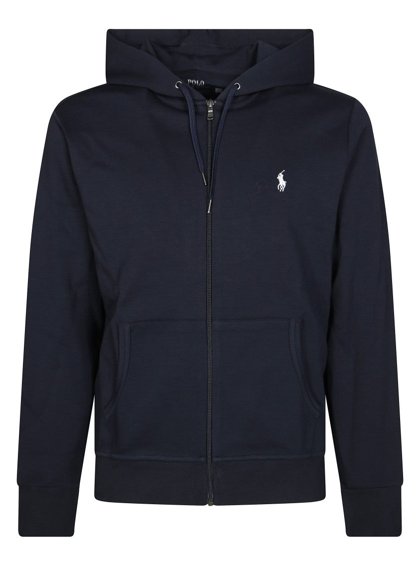 Polo Ralph Lauren Zip-Up Hoodie With Drawstring Hood