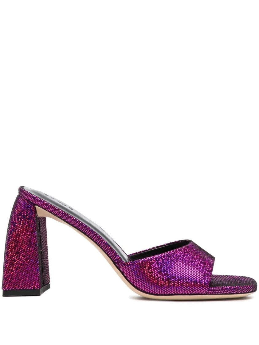 By Far Michele Disco Leather Mules