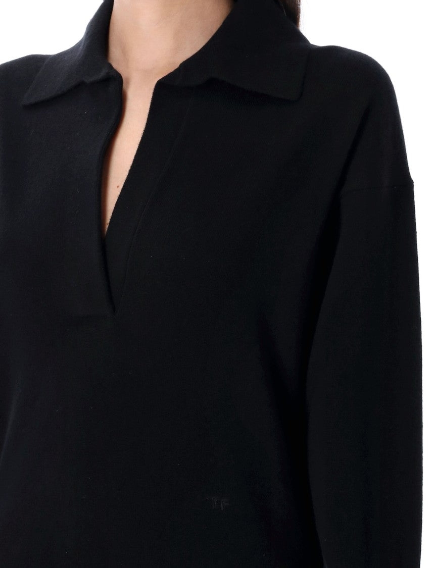 Tom Ford Deep V Neck Knit Sweater