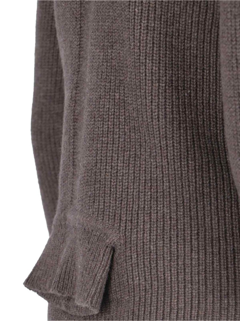 Rick Owens Headon Dbl Lupetto Sweater – Brown