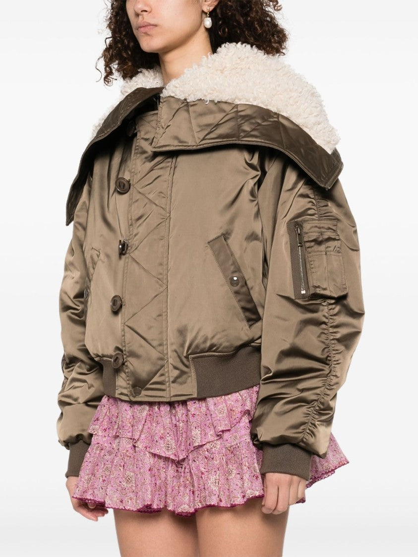 Isabel Marant Étoile Cropped Olive Kaki Jacket
