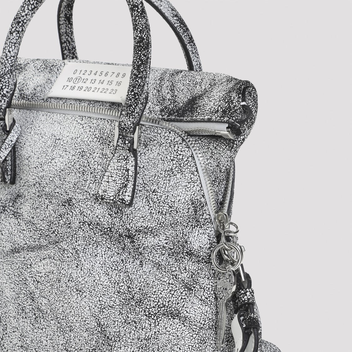 Maison Margiela Textured Calf Leather Shoulder Bag