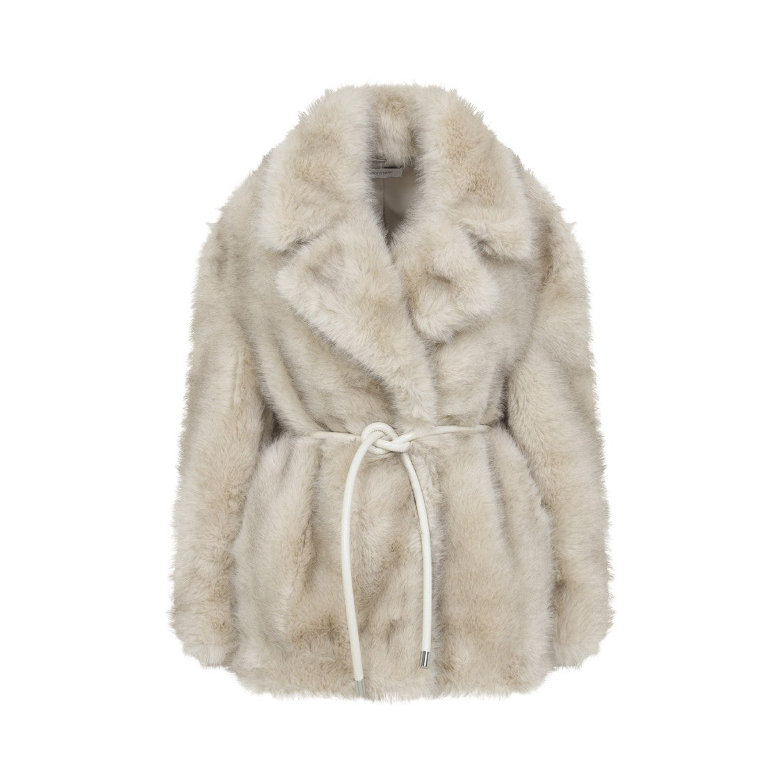 Sportmax Beige Rosaria Faux Fur Coat