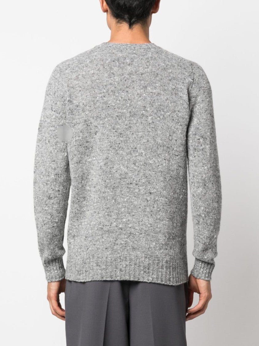 Drumohr Medium Grey Long Sleeve Crew Neck Sweater