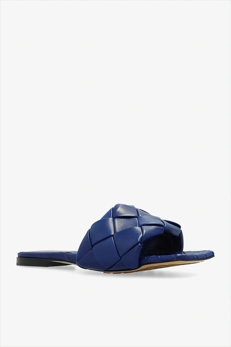 Bottega Veneta Padded Woven Leather Sandals