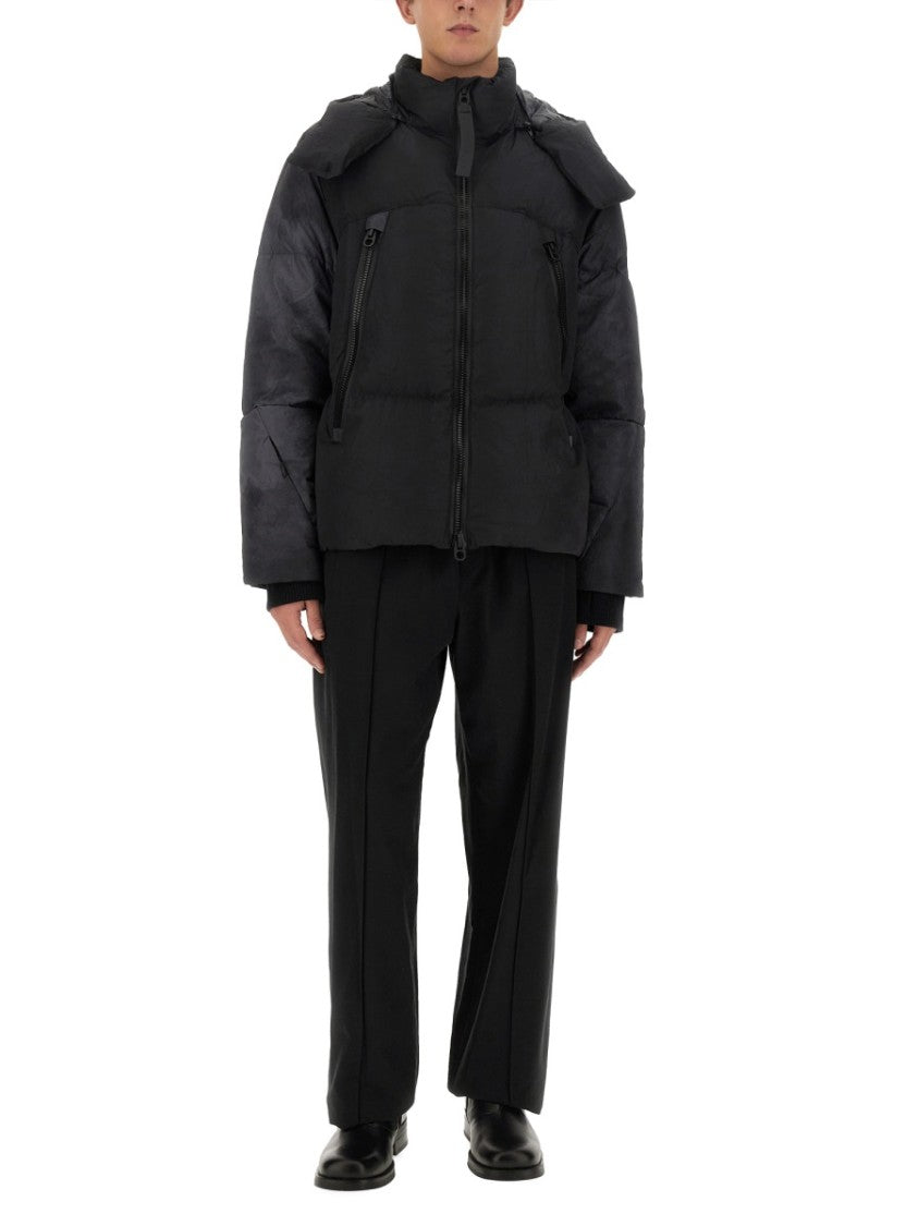 Jg1 Puffy Black Oversized Jacket