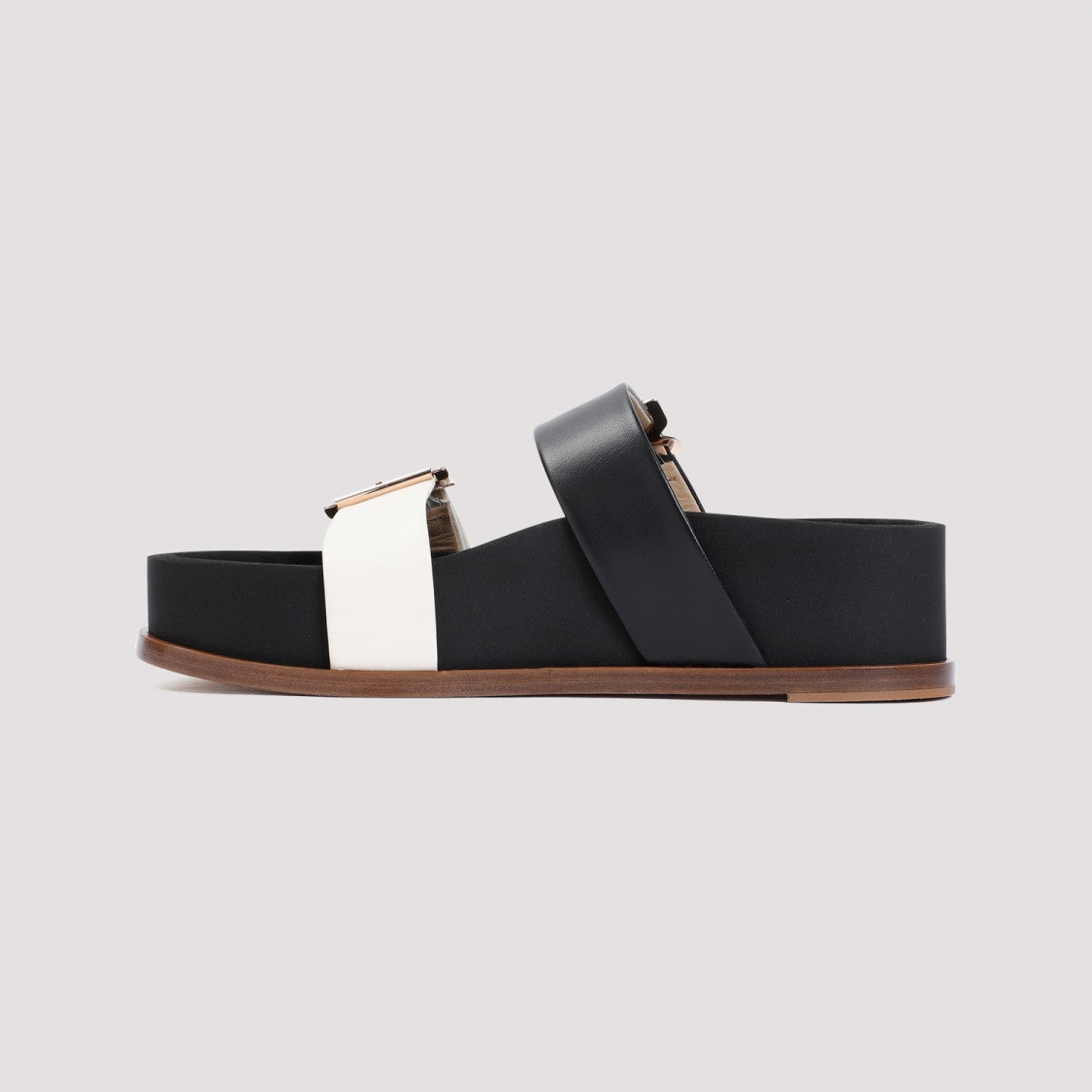 Gabriela Hearst Wren Black Lamb Leather Ballerinas