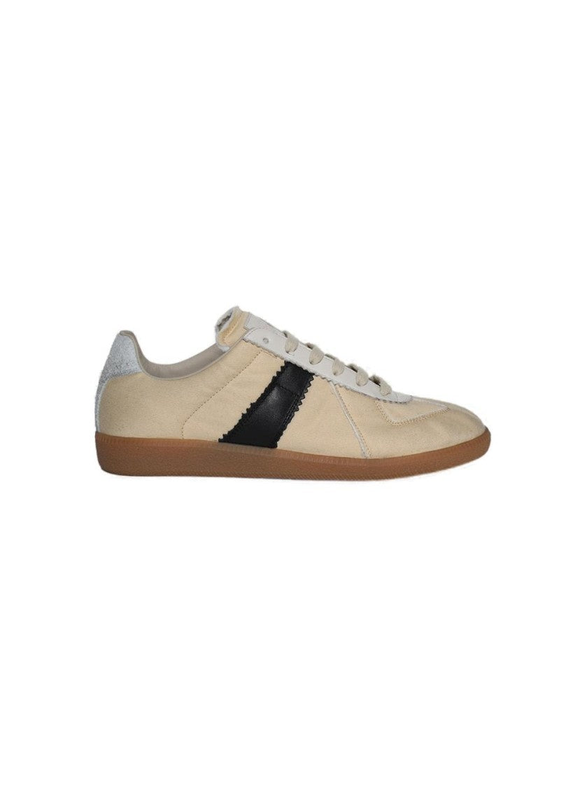 Maison Margiela Replica Sneakers Black Vintage And Yellow Vintage
