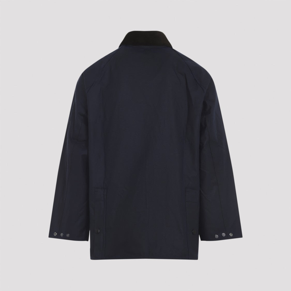 Barbour X Paul Smith Waxed Cotton Jacket With Corduroy Collar