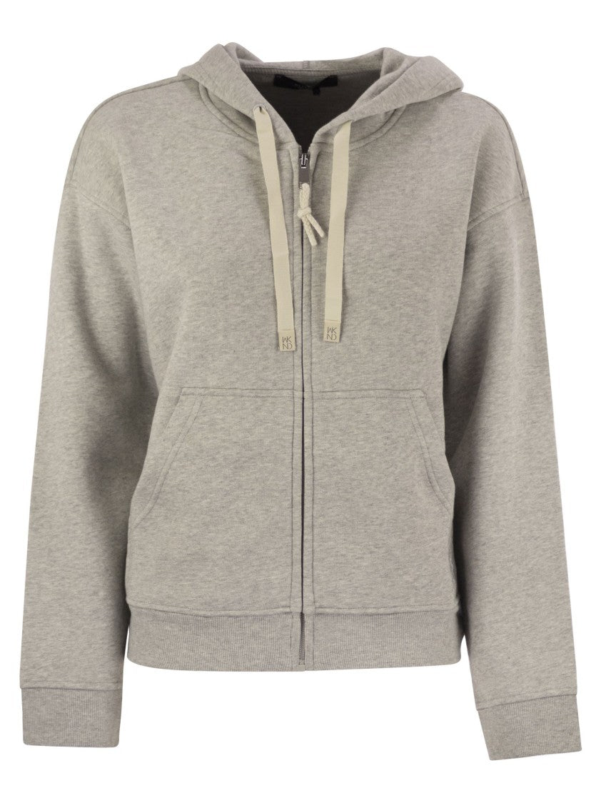Max Mara Dog - Cotton Zipped Sweatshirt