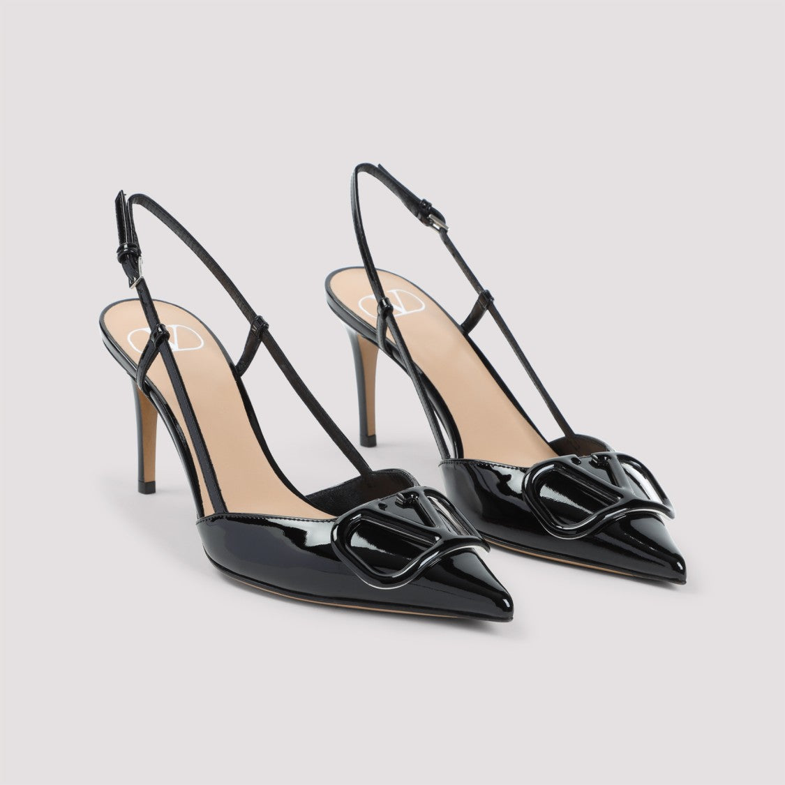 Valentino Patent Leather Slingback Pumps