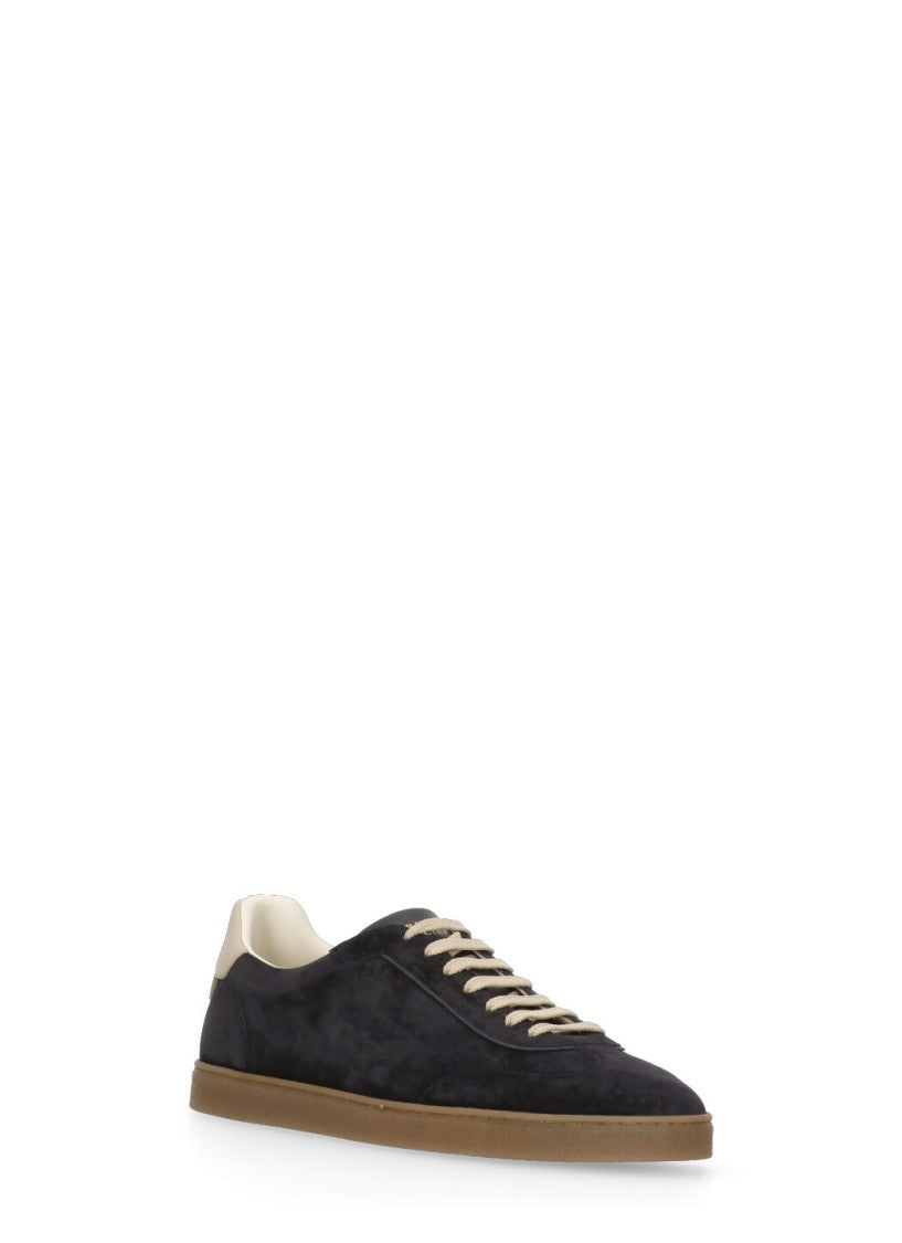 Brunello Cucinelli Suede Leather Sneakers