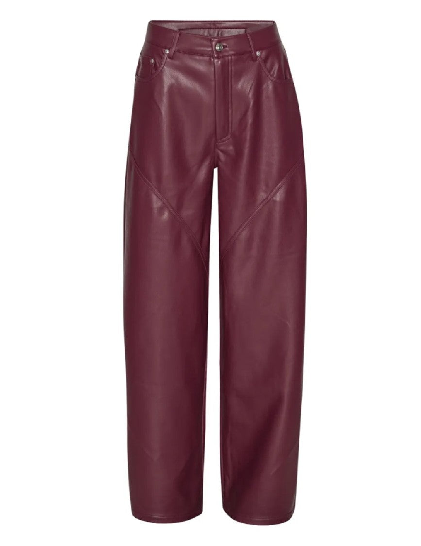 Rotate Mid Waisted Piping Pants