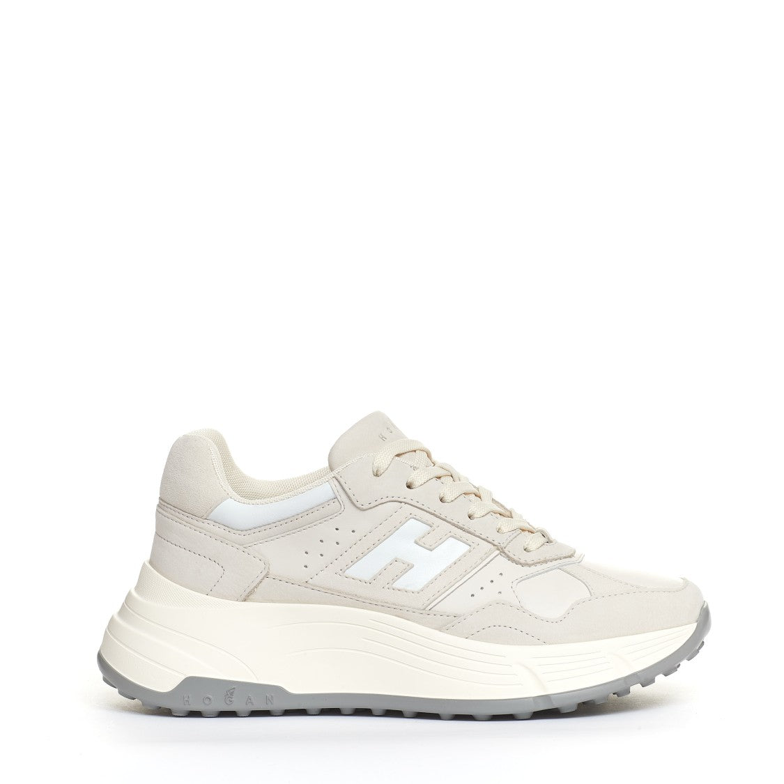 Hogan Hi Fi Leather White