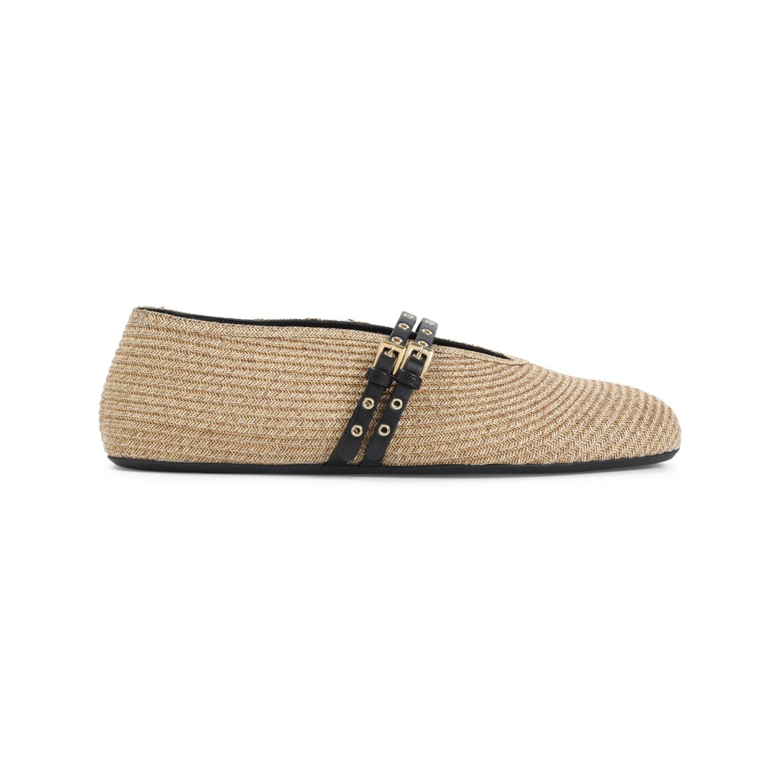Alaïa Paper Straw Ballerinas