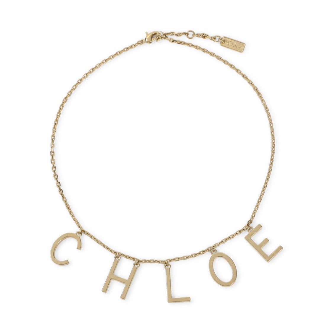Chloé Vintage Gold Brass Necklace