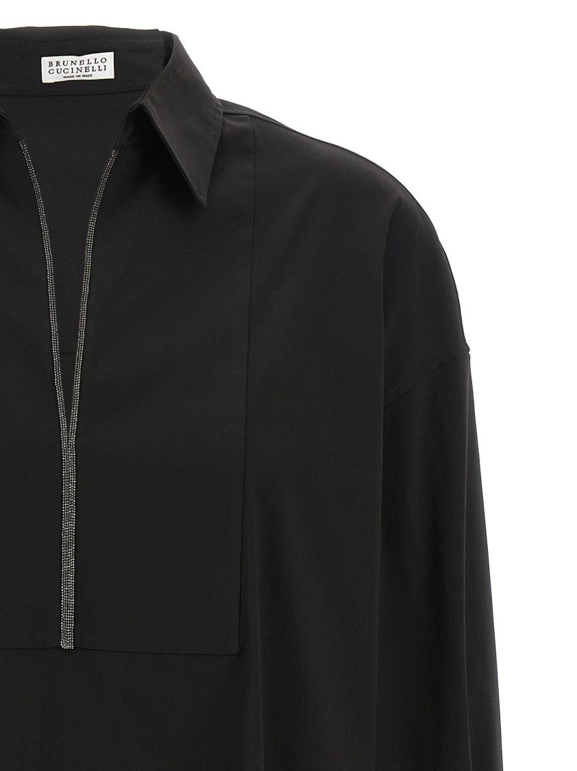 Brunello Cucinelli Monile V-Neck Shirt