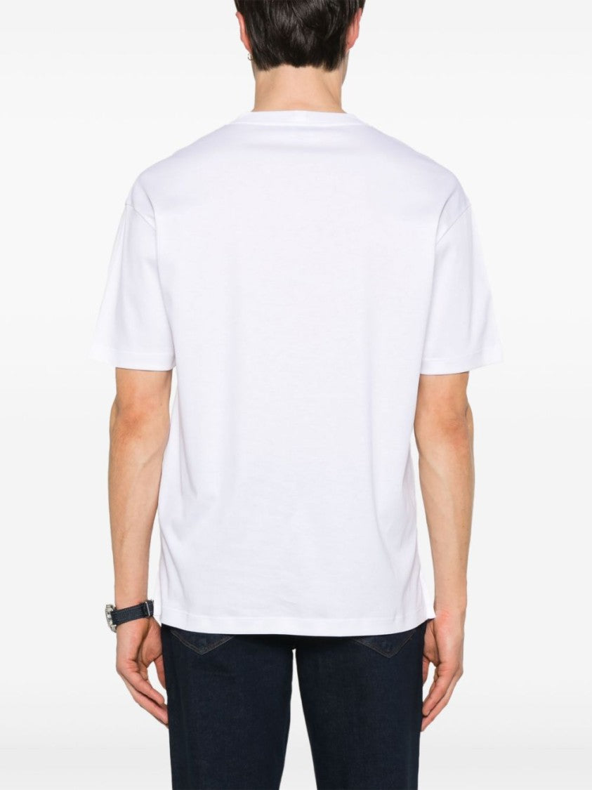 Giorgio Armani Crew Neck T-Shirt With Logo