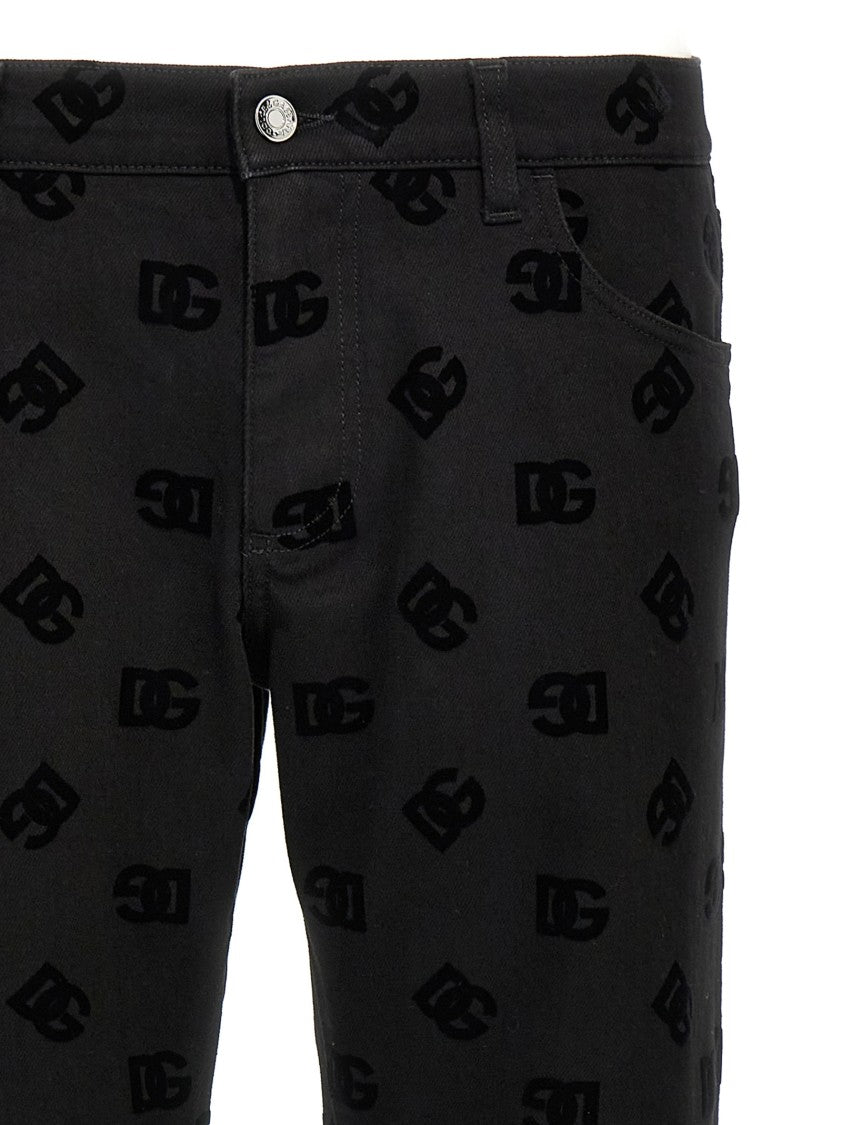 Dolce & Gabbana Stretch Black Denim Jeans