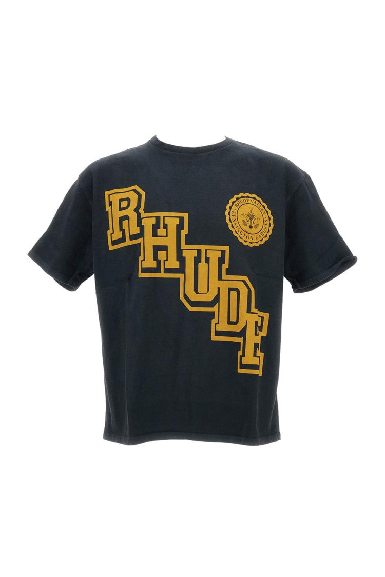 Rhude Oversized Crewneck T-Shirt With Bold Front Print
