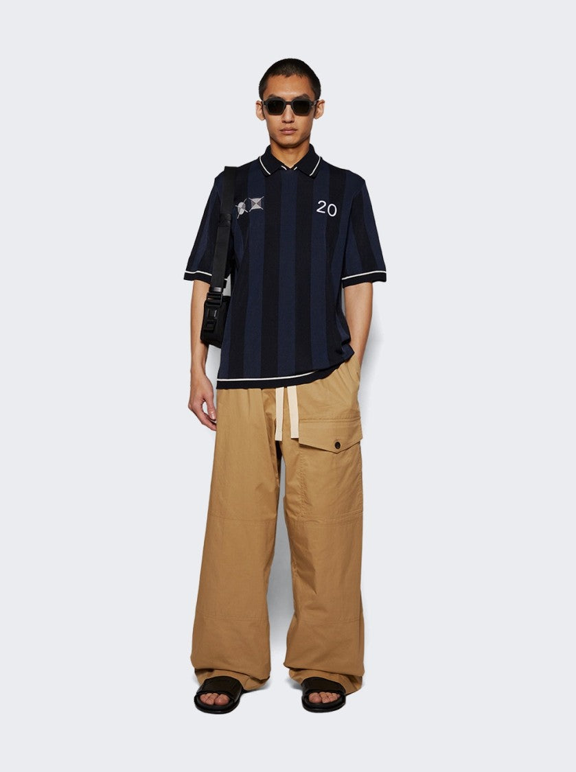 Dries Van Noten Beige Relaxed-Fit Pants With Elegant Detailing