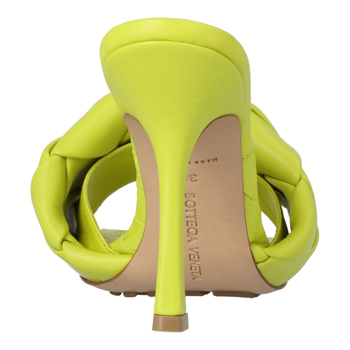 Bottega Veneta Lido Mule Yellow