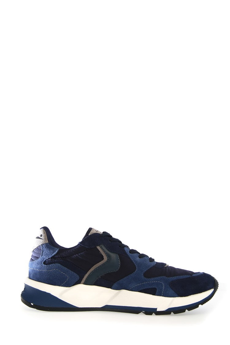Voile Blanche Sporty Sneakers With Technical Fabric Upper