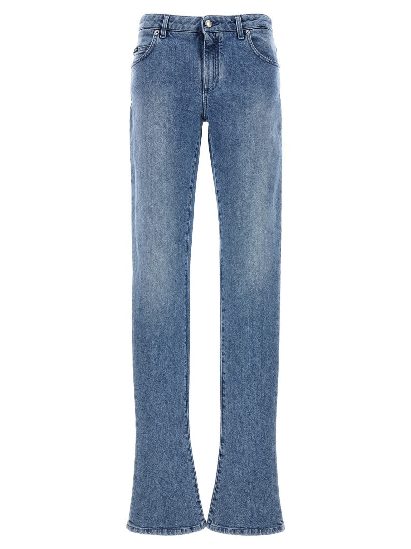 Dolce & Gabbana Logo Plaque Jeans