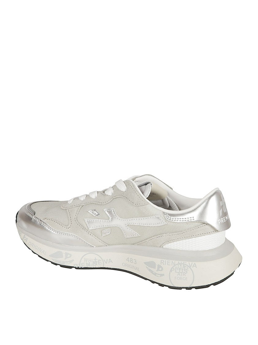 Premiata Retro-Inspired Sneakers With Silver-Plated Inserts