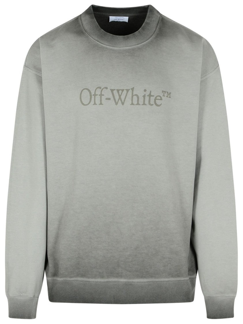 Off-White 'Laundry Skate' Grey Cotton Sweatshirt