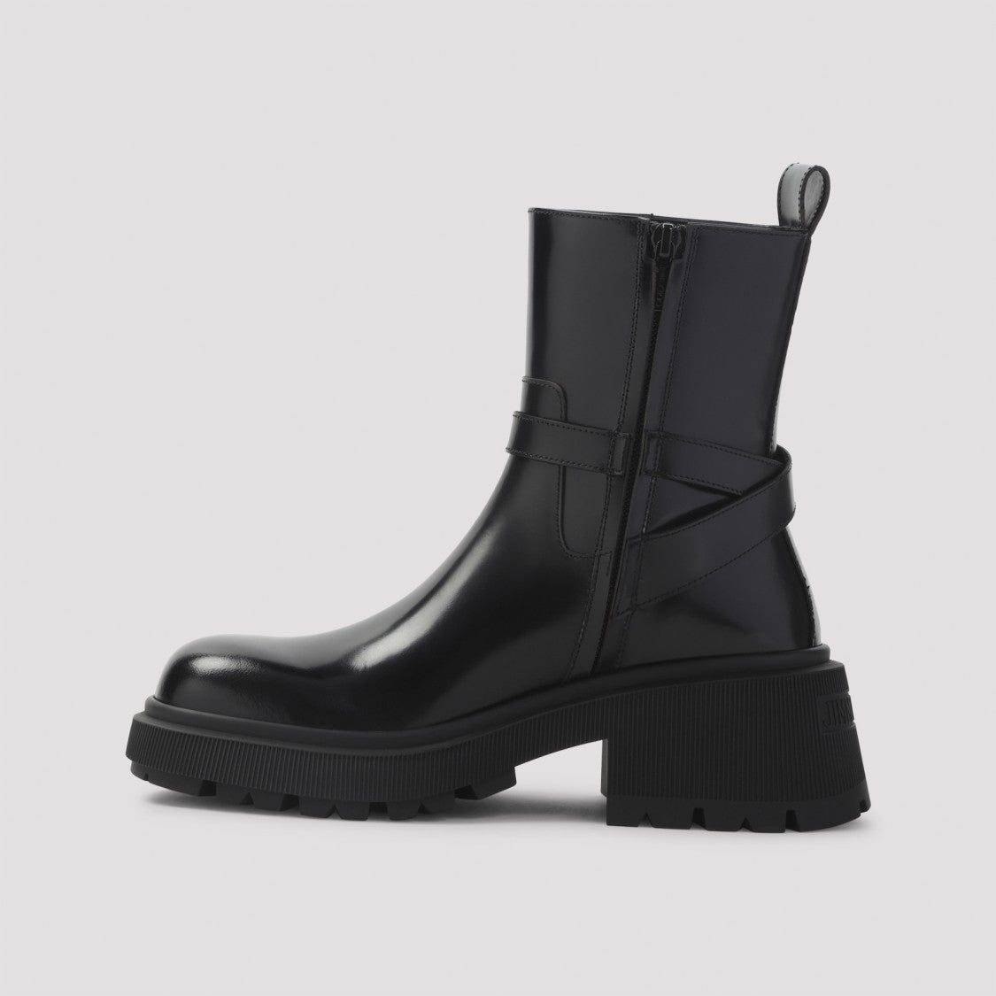 Jimmy Choo Polished Leather Ankle Boots