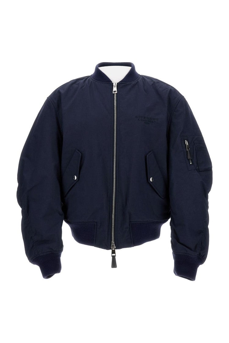 Givenchy Contemporary Cotton Blend Bomber Jacket