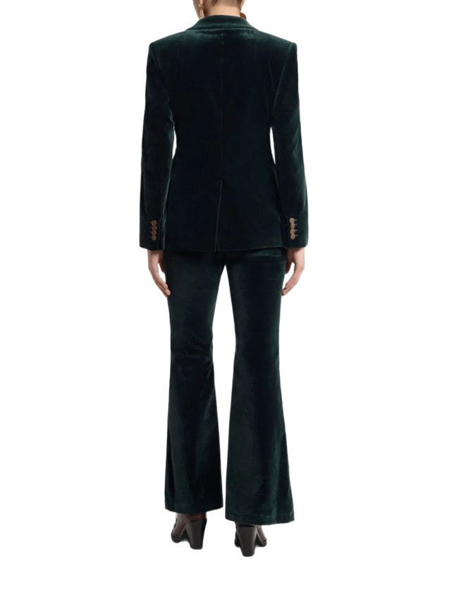 Etro Single-Breasted Stretch Cotton Velvet Jacket