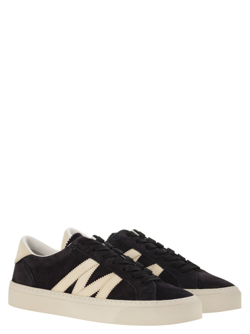 Moncler Monaco2 - Suede And Nubuck Leather Trainers