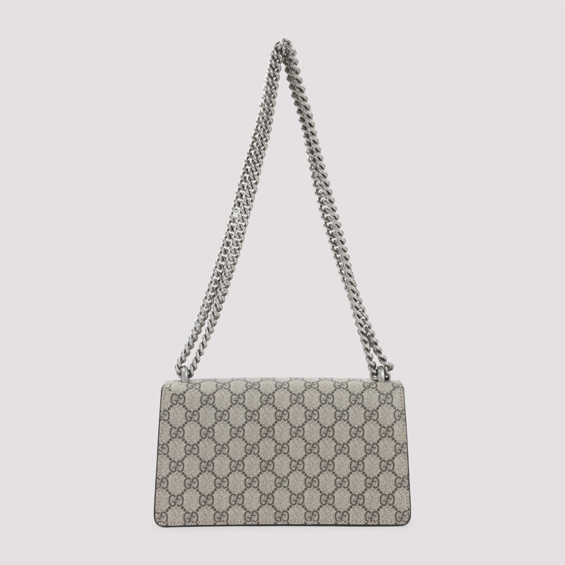 Gucci Nude Monogram Shoulder Bag With Crystal Clasp