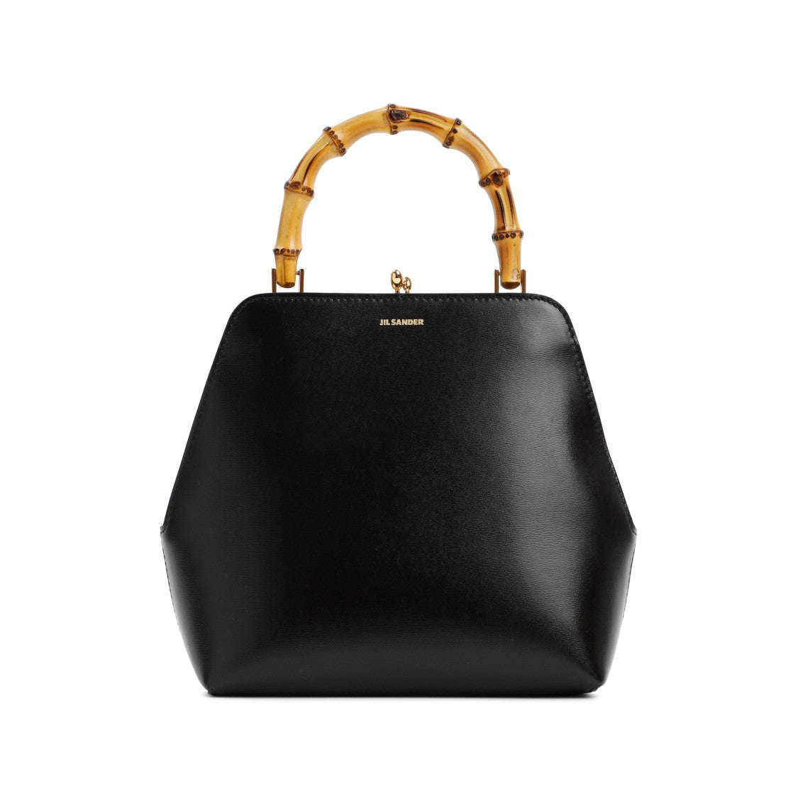Jil Sander Black Calf Leather Shoulder Bag