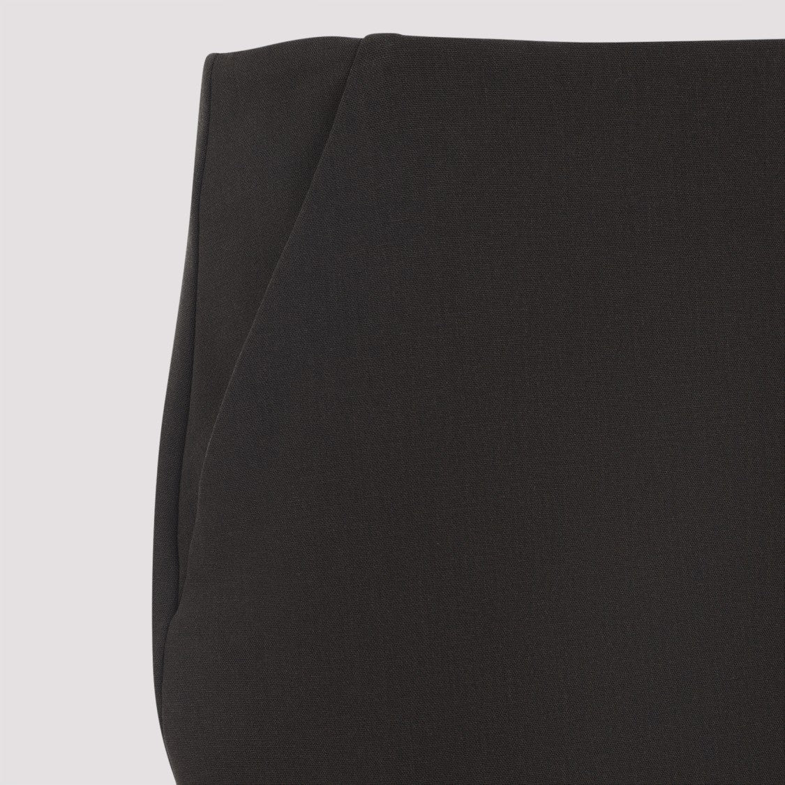 Giorgio Armani Dark Brown Virgin Wool Midi Skirt