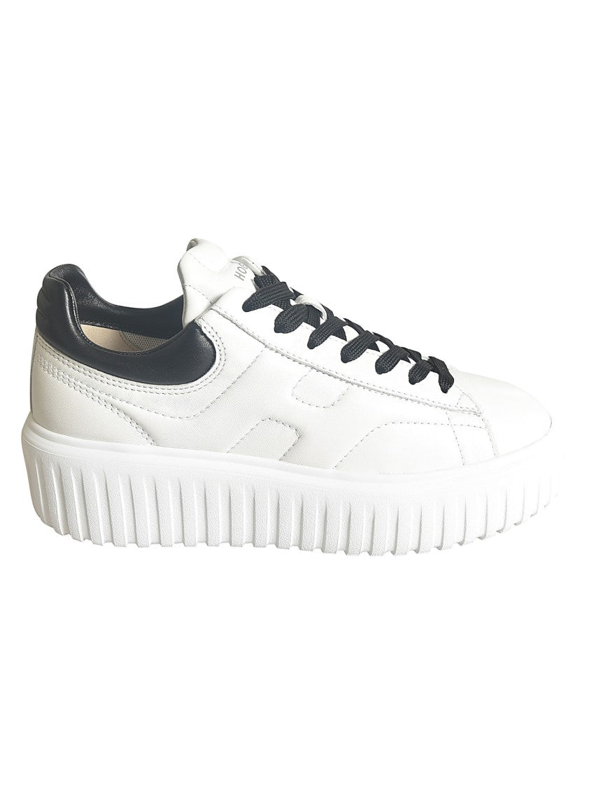 Hogan H645 White Leather Sneakers