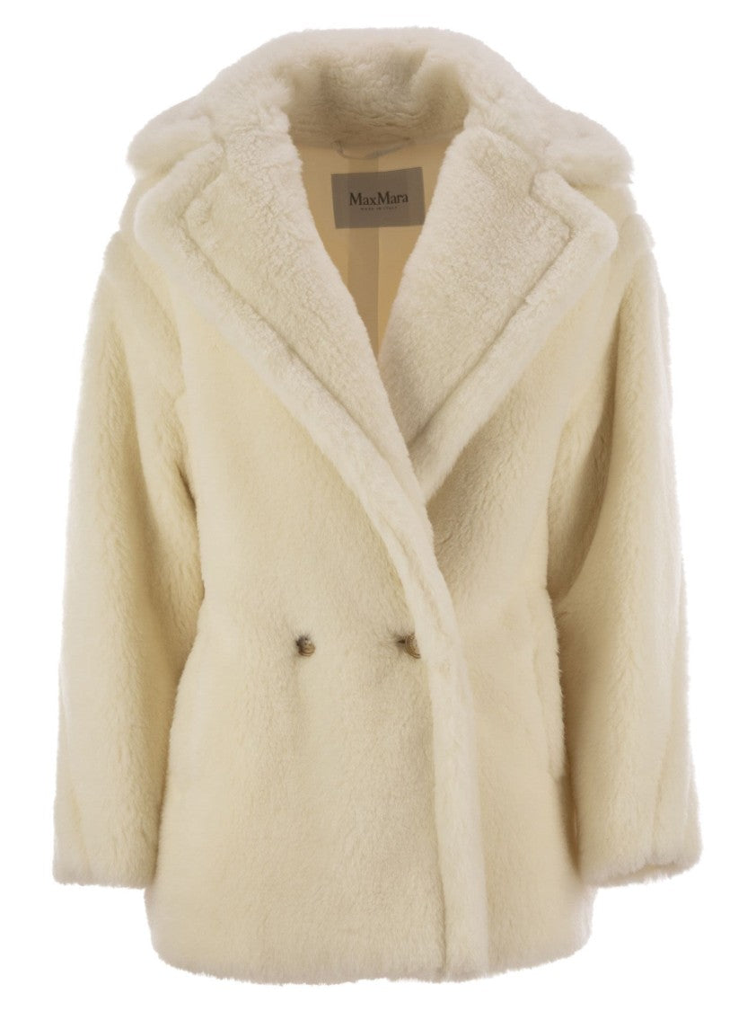 Max Mara Olga - Teddy Bear Icon Coat Short In Alpaca And Wool