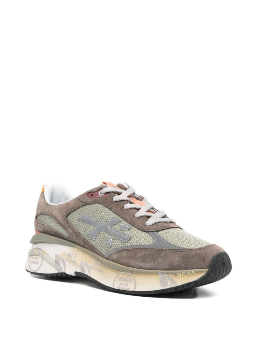 Premiata Premiata Gray Sneakers With Suede