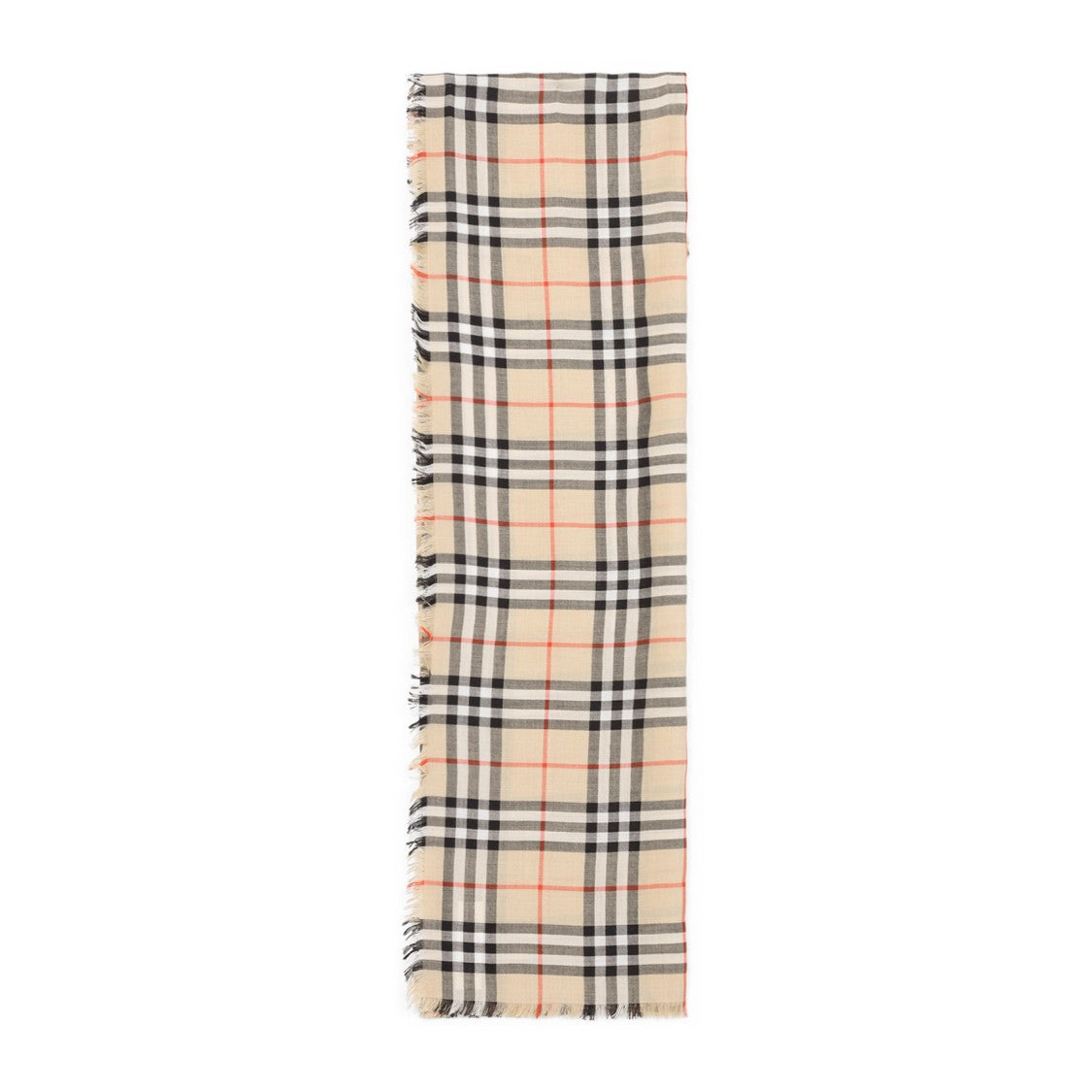 Burberry Sand Beige Cashmere Scarf