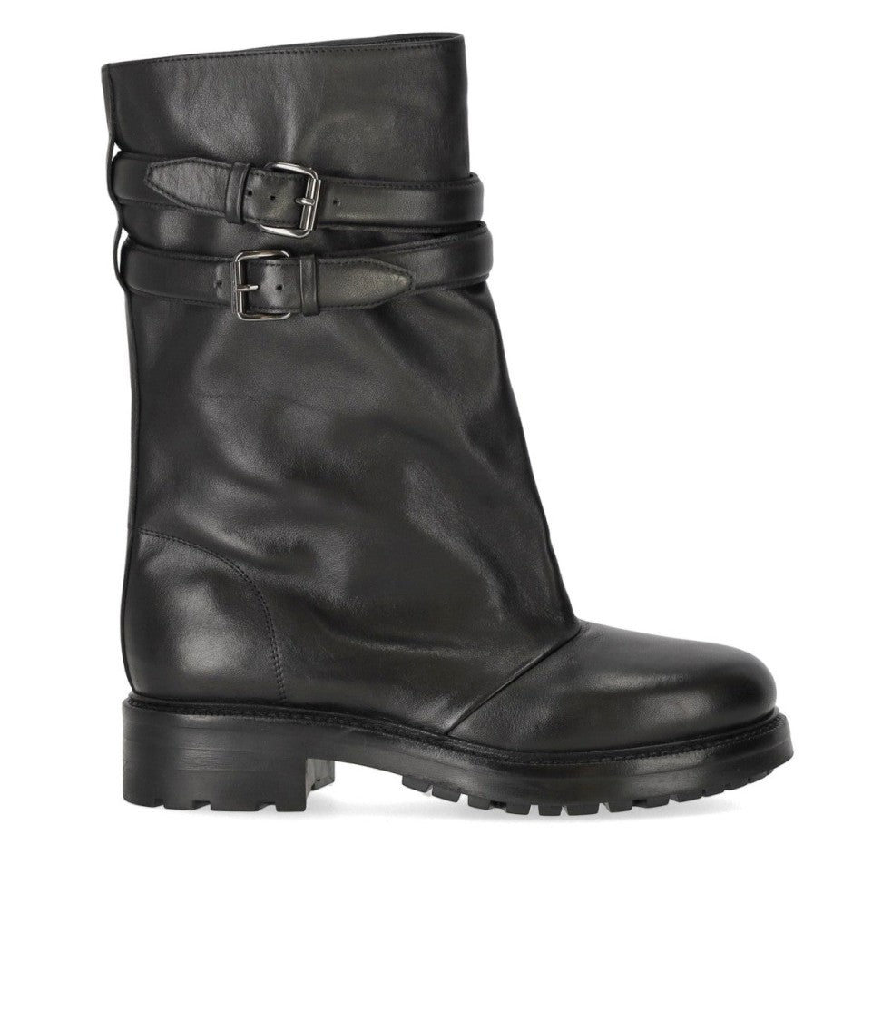Strategia Black Biker Boot