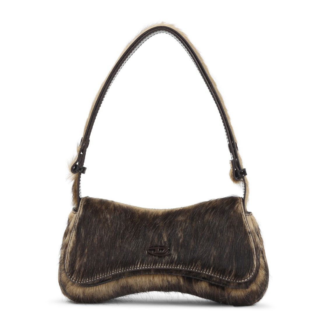 Diesel Textured Leather Shoulder Bag