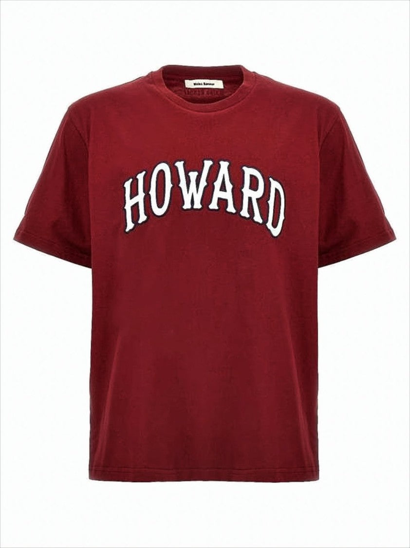 Wales Bonner Cropped Short-Sleeve T-Shirt With Bold Arched Print