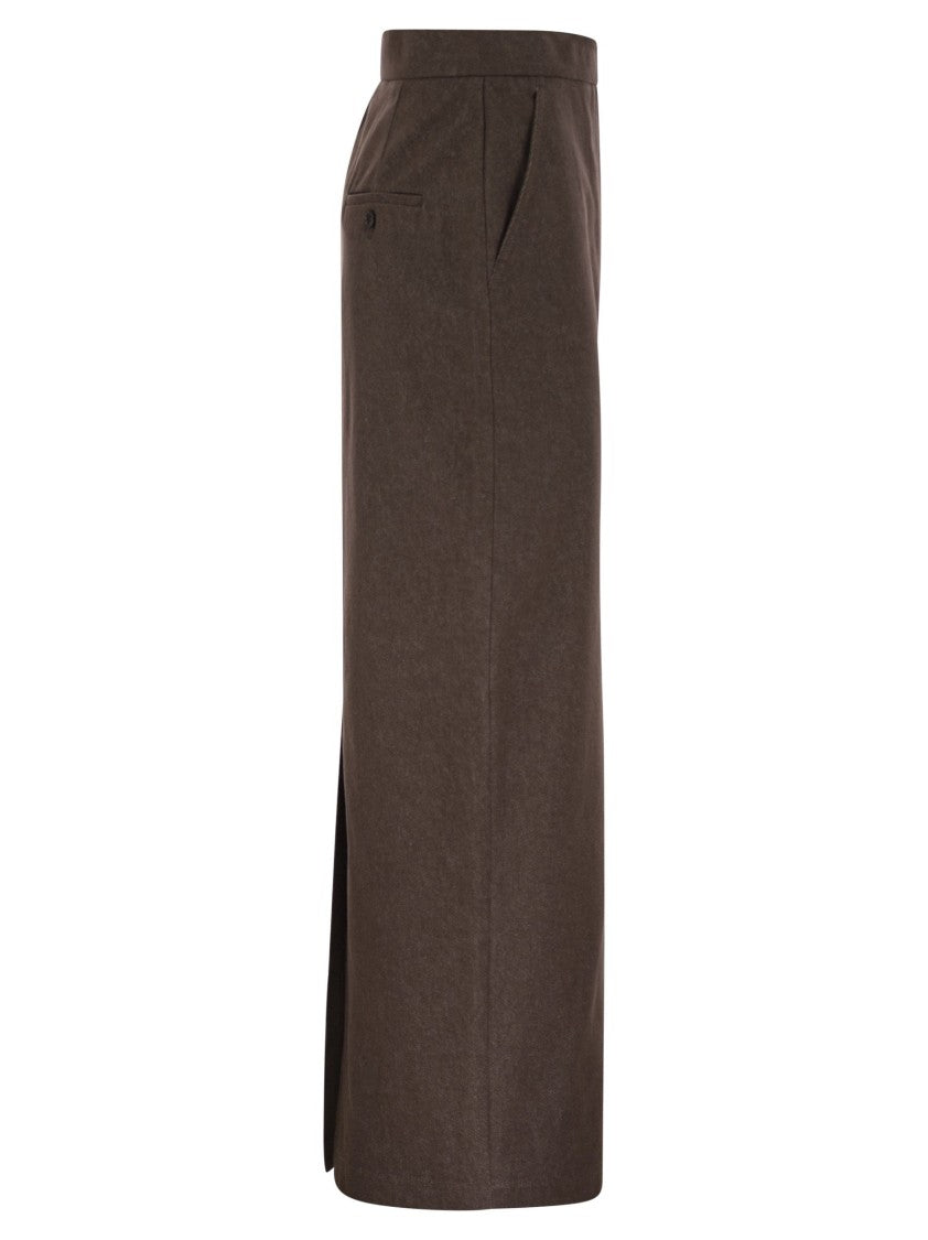 Max Mara Pianosa - Denim-Effect Cotton Skirt