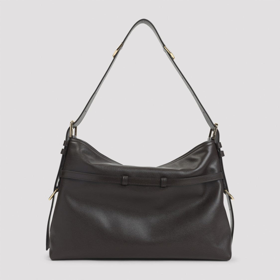 Givenchy Voyou Medium Dark Brown Calf Leather Handbag