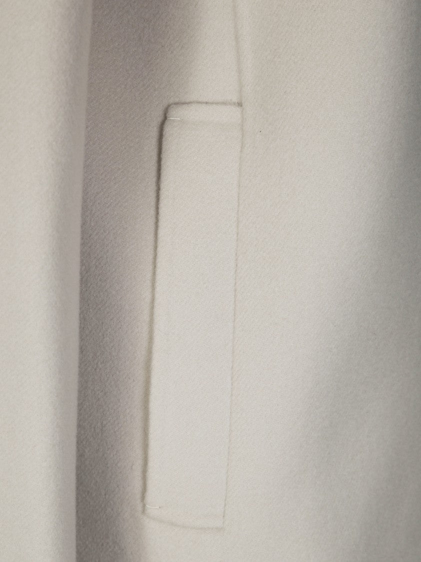 Max Mara Boxy Short Caban Coat With Rounded Collar